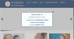 Desktop Screenshot of acusticamoderna.it
