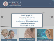 Tablet Screenshot of acusticamoderna.it